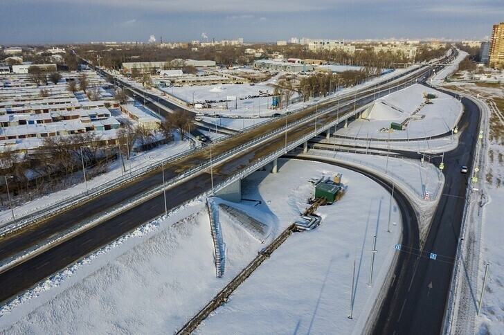 В Самаре открыли движение по второй очереди Самарского (Фрунзенского) моста