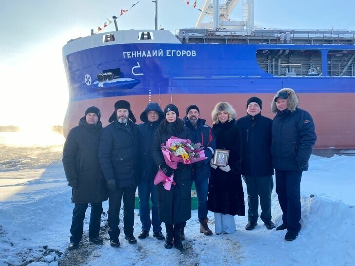 На Окской судоверфи спущен на воду сухогруз «Геннадий Егоров»