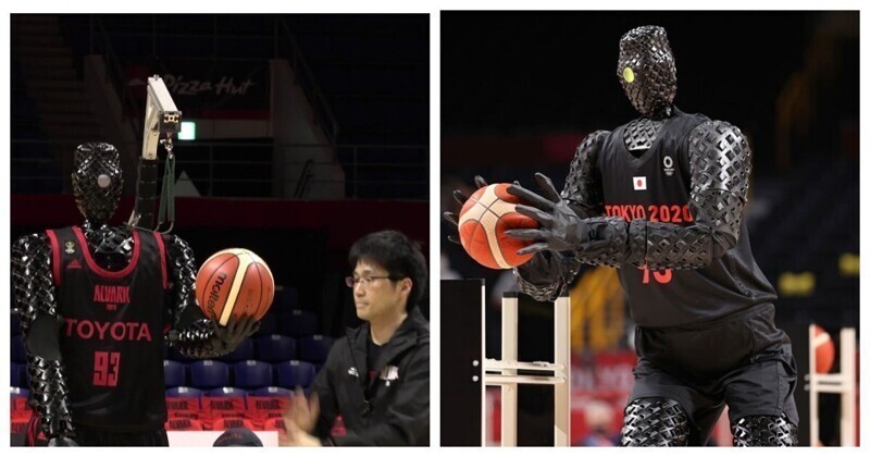 Японский робот-баскетболист научился вести мяч