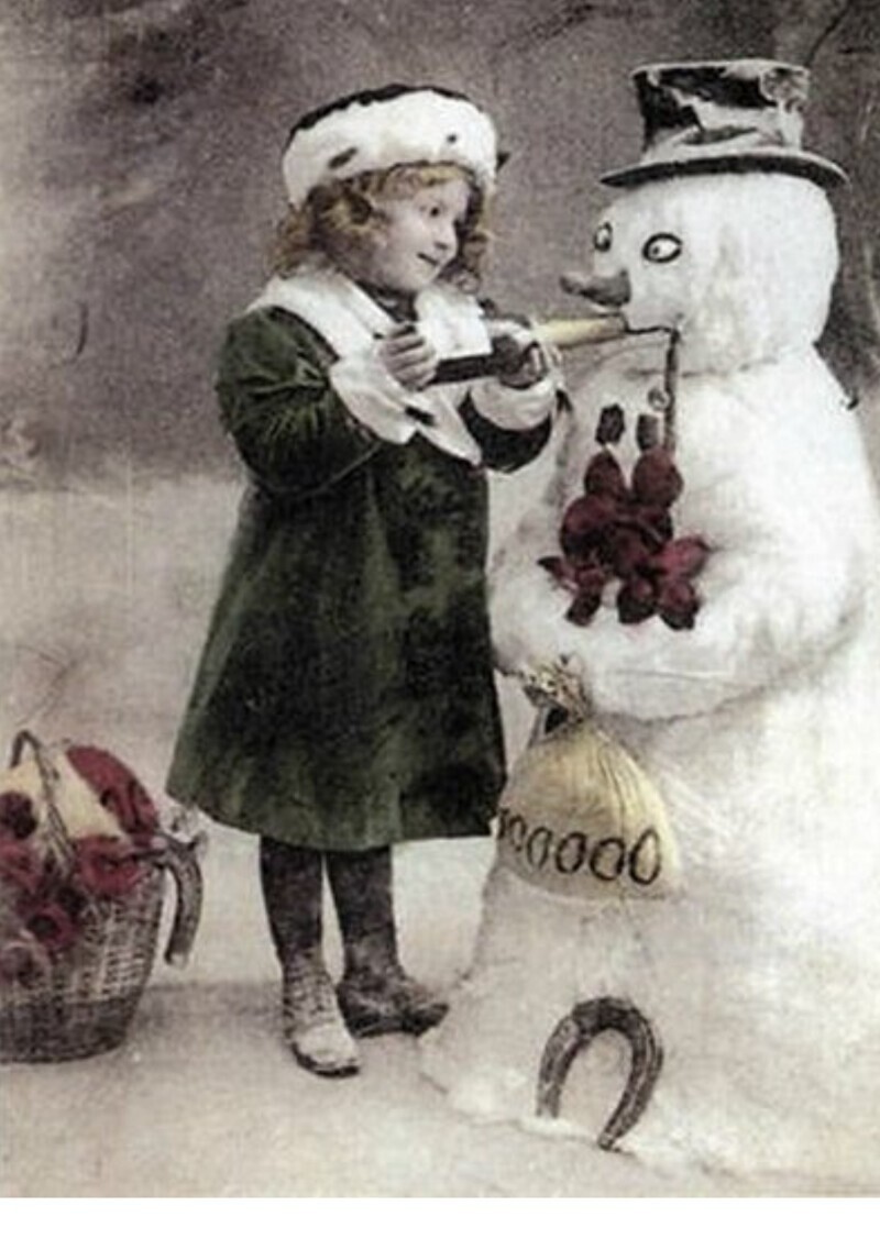 Снеговик - мистический идол язычников