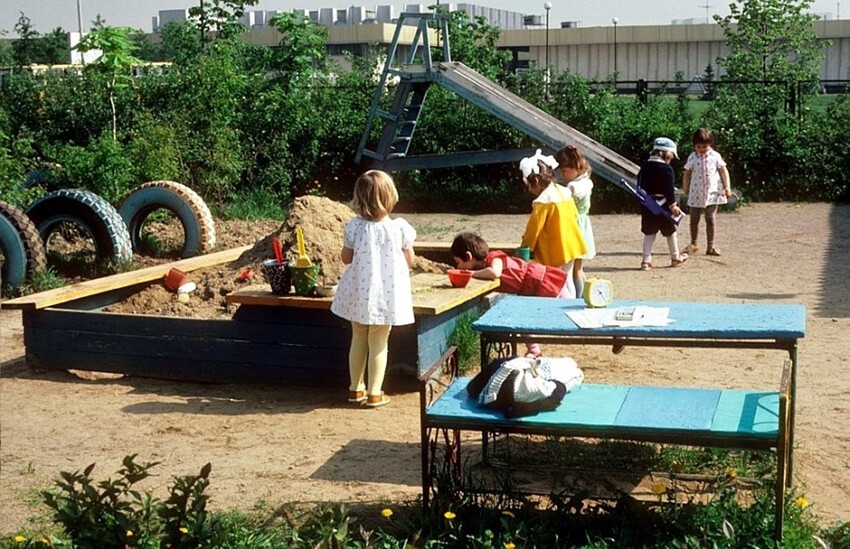 Детский сад в Западном округе Москвы, 80-е годы