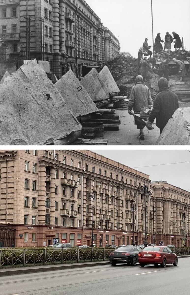 Блокадные фотографии тогда и сейчас: оборонительные сооружения на юге Ленинграда