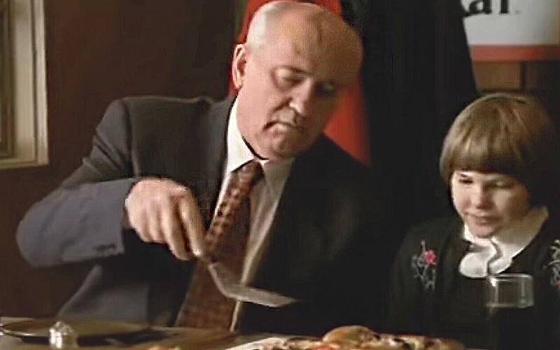 Михаил Горбачёв снова снялся в рекламе