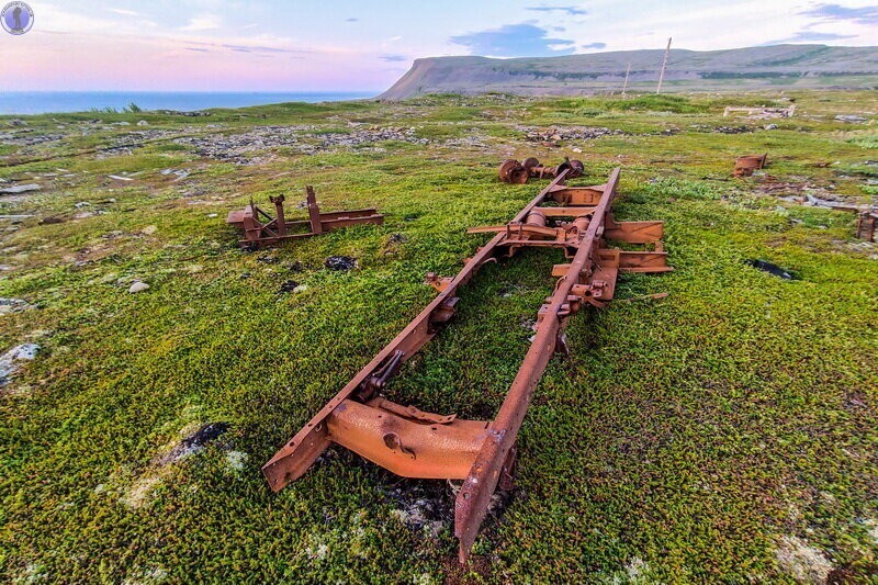 Заброшенный на острове в Арктике городок маячной команды "Северный Кильдин"