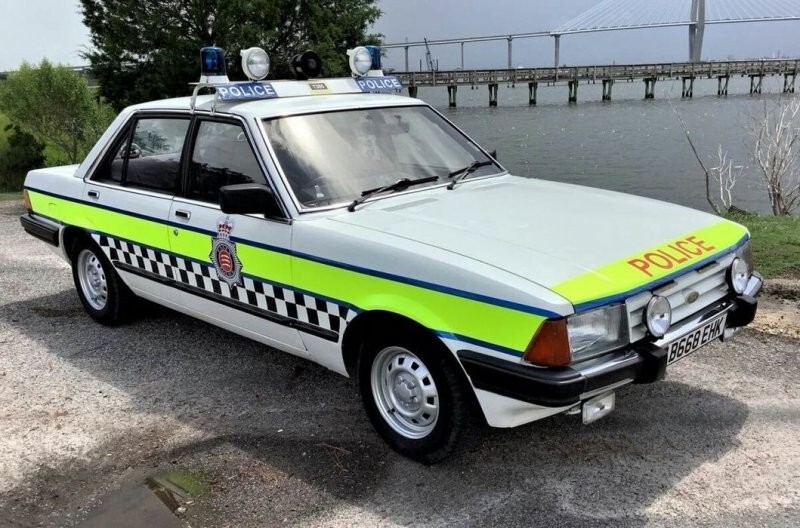 Ford Granada Police Car 1985 — Патрульный автомобиль британских полисменов