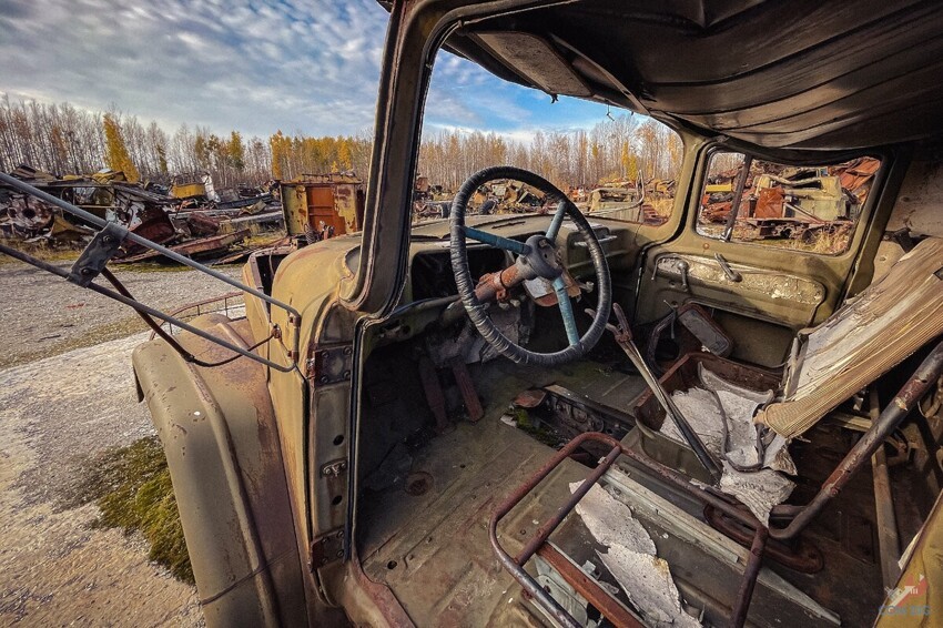 В Чернобыльской зоне обнаружили место, где оказалась исчезнувшая из отстойника «Россоха» техника