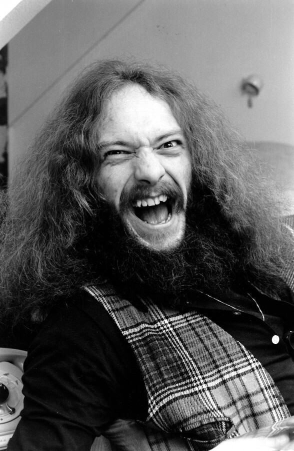 Январь 1972 года. Копенгаген. Ян Андерсон (Jethro Tull). Фото Jorgen Angel.