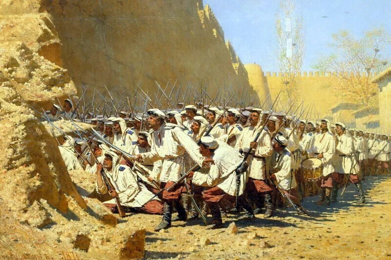 12 января 1881 года (141 год назад) Штурм туркменской крепости Геок-Тепе русскими войсками.