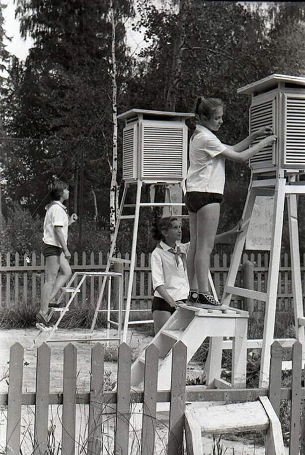 Пионерская метеорологическая станция, начало 1970-х