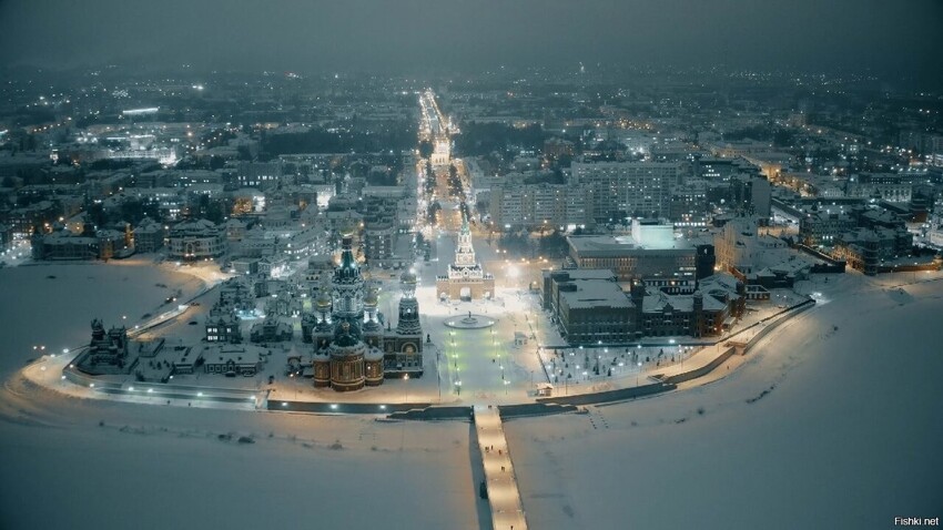 Зимний вид моего города