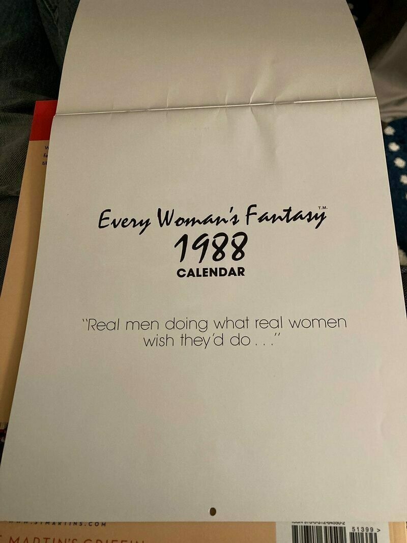 Женская фантазия: 13 страниц из странного календаря 1980-х, или о чем мечтают женщины