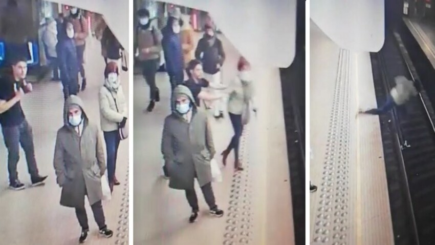 В Брюсселе мужчина столкнул женщину под приближающийся поезд
