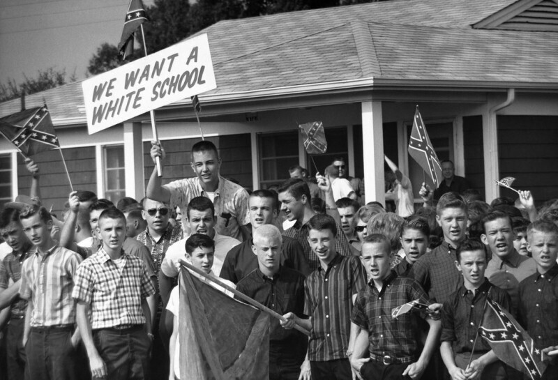 Школьники протестуют в Монтгомери, Алабама, 1963 год.