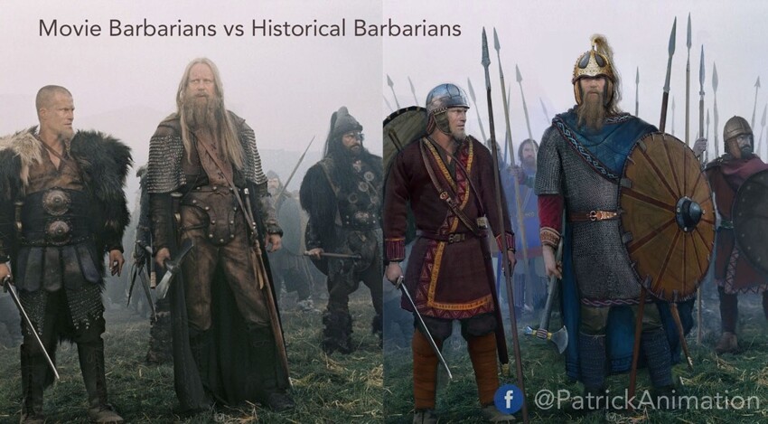 Как выглядели бы исторические личности в фильмах и играх, если бы их одежда соответствовала действительности