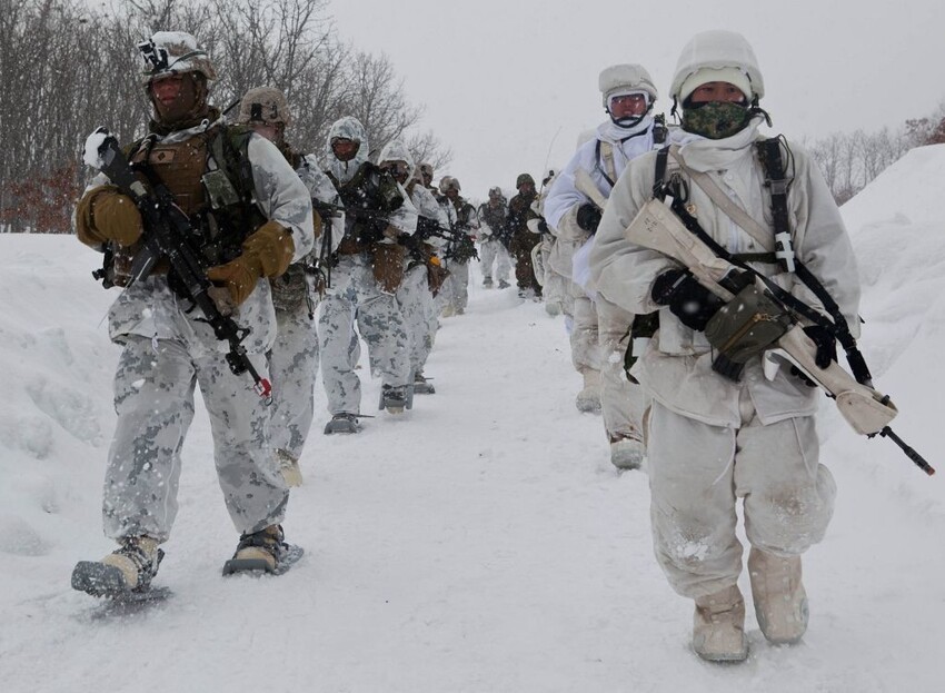 Россию пугают солдатами НАТО, а солдаты НАТО пугаются погодных условий