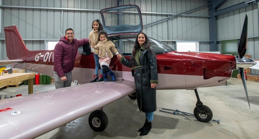Британская семья потратила £140 000 за два года на строительство собственного самолета