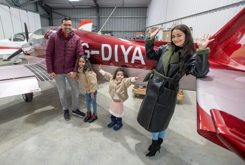 Британская семья потратила £140 000 за два года на строительство собственного самолета