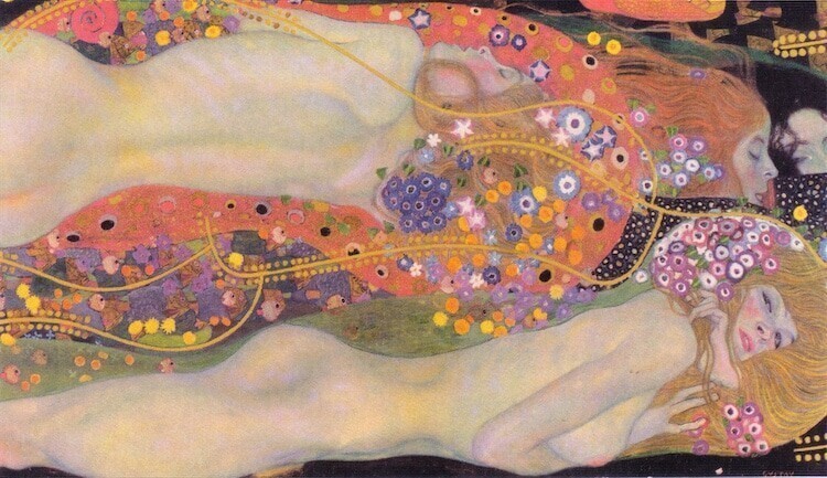Густав Климт, "Водяные змеи II"