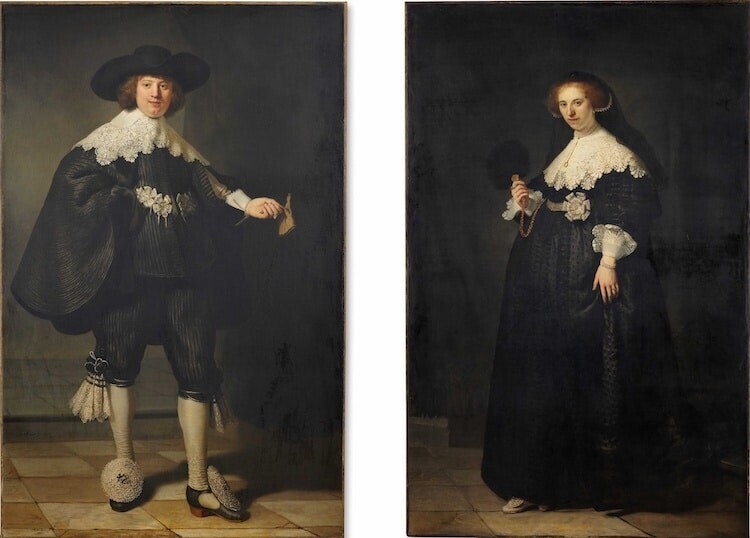 Рембрандт, Парный портрет Мартена Соолманса и Опьен Коппит