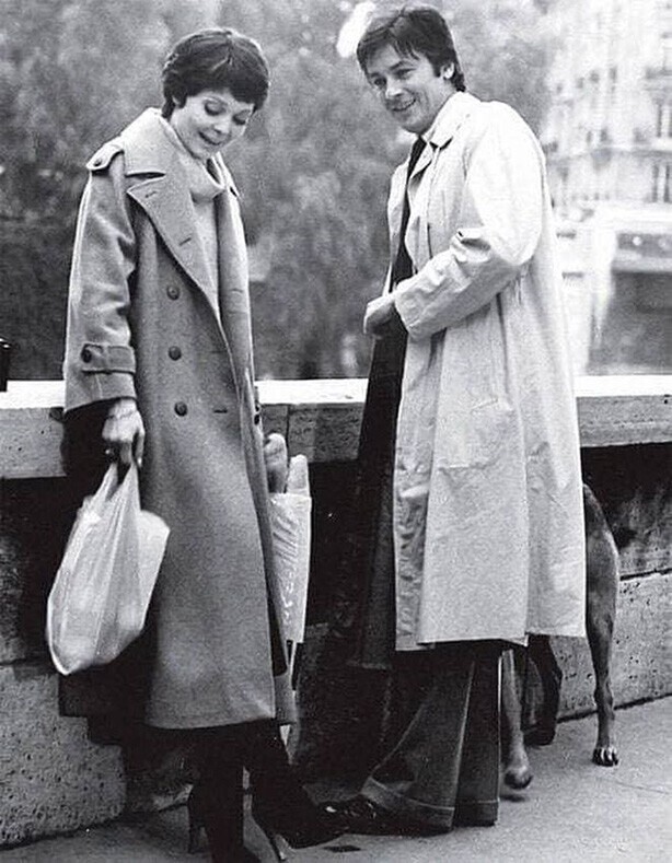 Наталья Белохвостикова и Ален Делон между съёмками «Тегеран-43», 1981 год