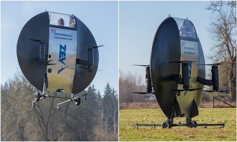 Американский стартап изобрел вертикальный летательный аппарат ZEVA Aero