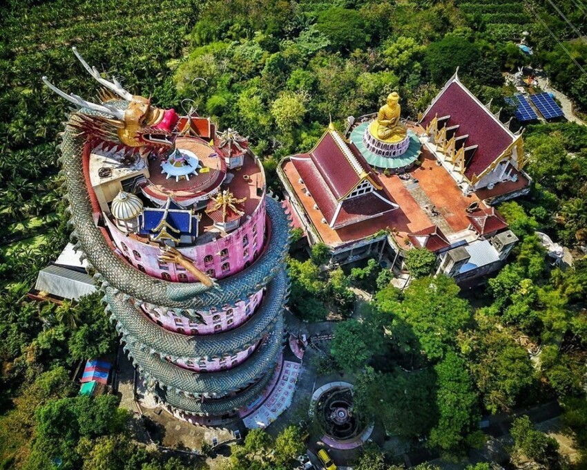 Драконий храм в Таиланде 