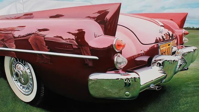 10 великолепных работ Шерил Келли, художницы автомобилей