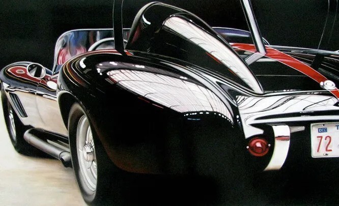 10 великолепных работ Шерил Келли, художницы автомобилей