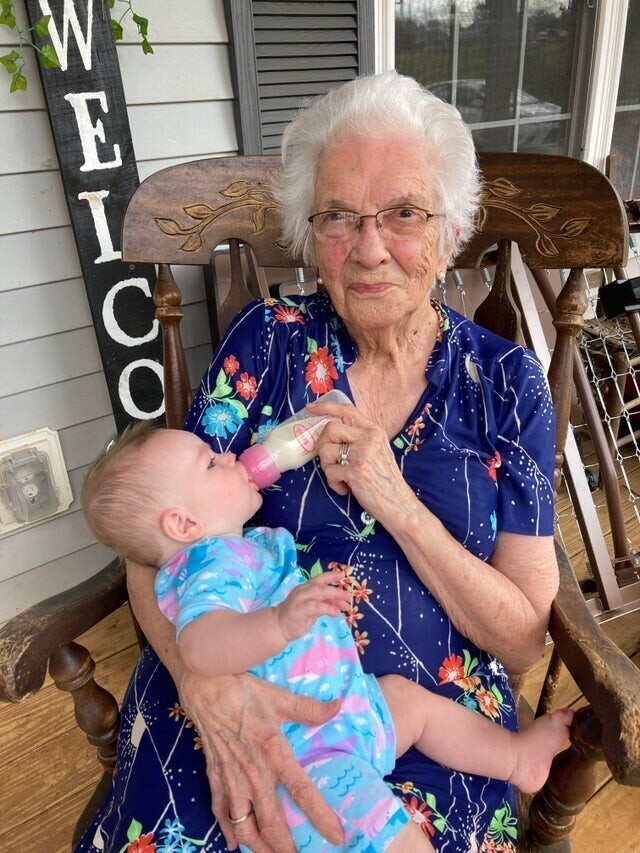 Нашей бабушке исполнилось 100 лет