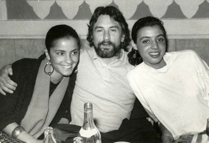Ия Парулава, Роберт Де Ниро и его приемная дочь Дрена, Тбилиси, 1987