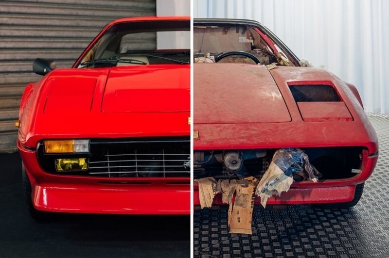 Ferrari 308 GTSi 1982 года — действительно особенная находка в сарае