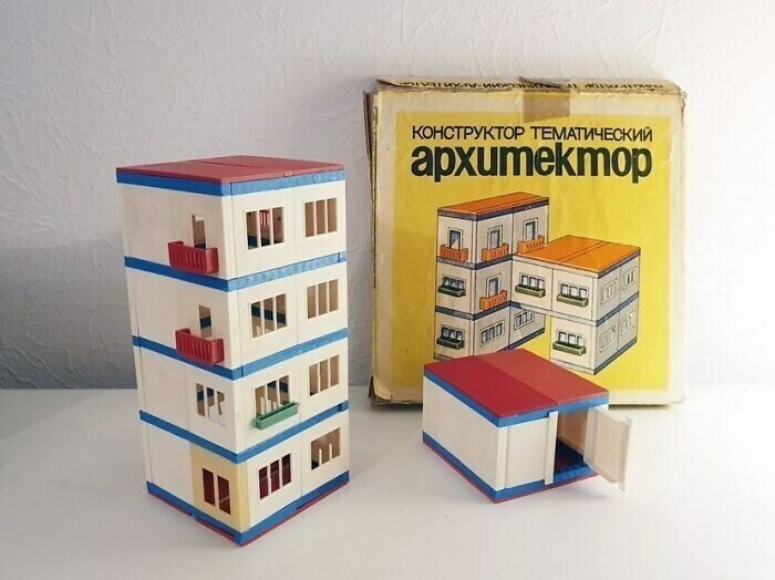 Советский конструктор "Архитектор", 1980-е