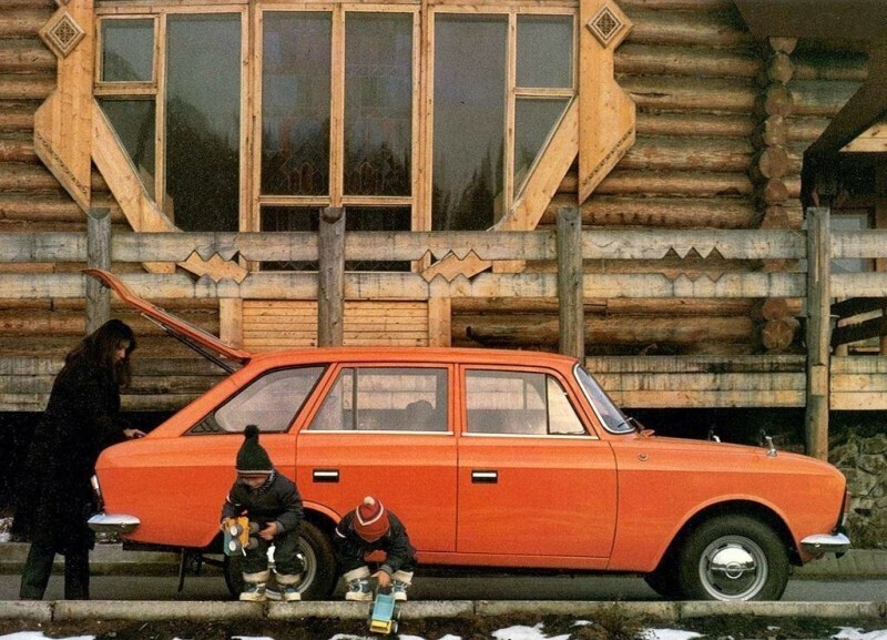 Реклама ИЖ-21251 (Комби). СССР, 1980-е годы