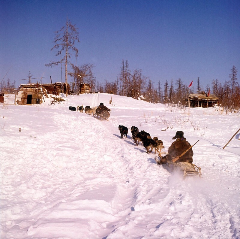 Таёжная метеостанция Китуля. Фото Марка Редькина, 1970-е.