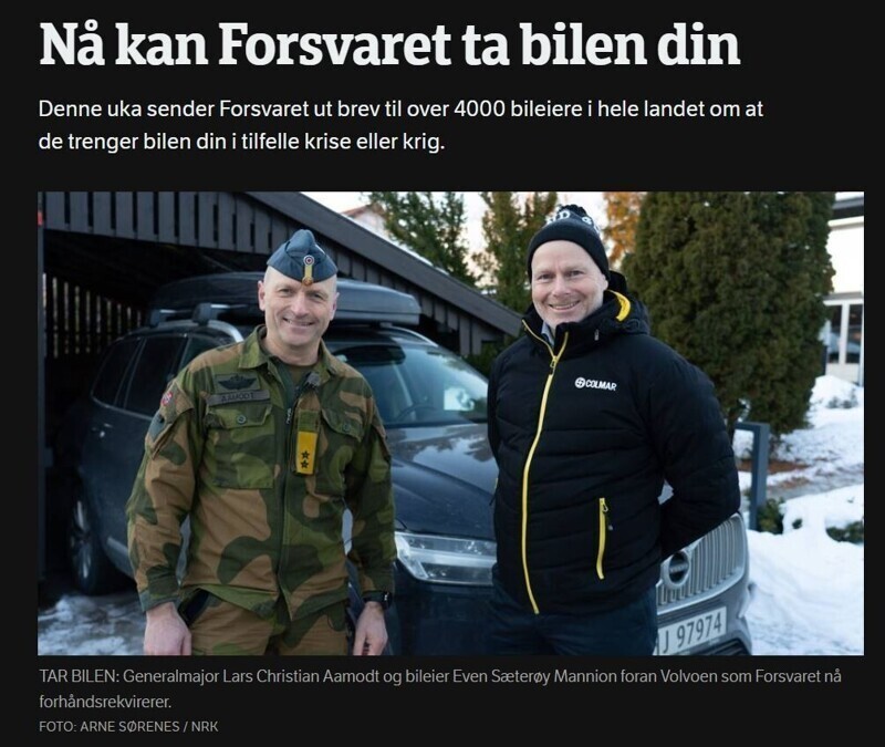 В Норвежской армии не хватает... всего