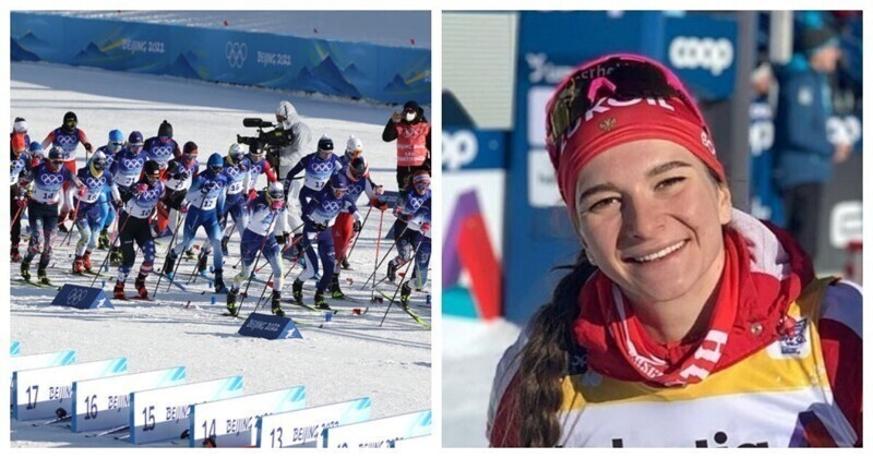 Наталья Непряева завоевала второе место в женском скиатлоне