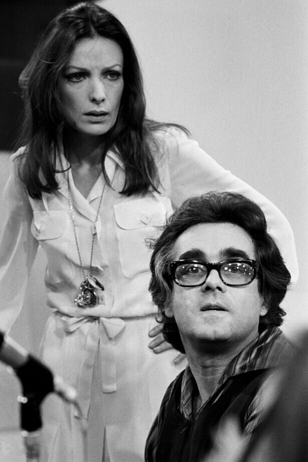 Февраль 1972 года. Мари Лафоре и Мишель Легран. Фото Giancarlo Botti.