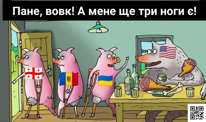 Украина - разменная монета в этом процессе, глупые туземцы, которых не жаль пустить под нож