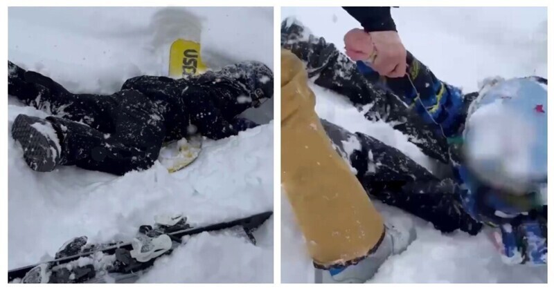 Чудесное спасение: ребёнок катался на лыжах без взрослых и попал в снежный плен