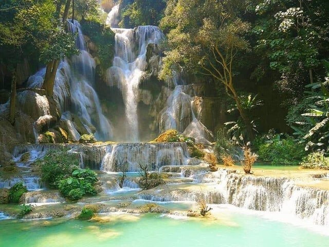 10. Водопад Куанг Си, Луанг Прабанг, Лаос