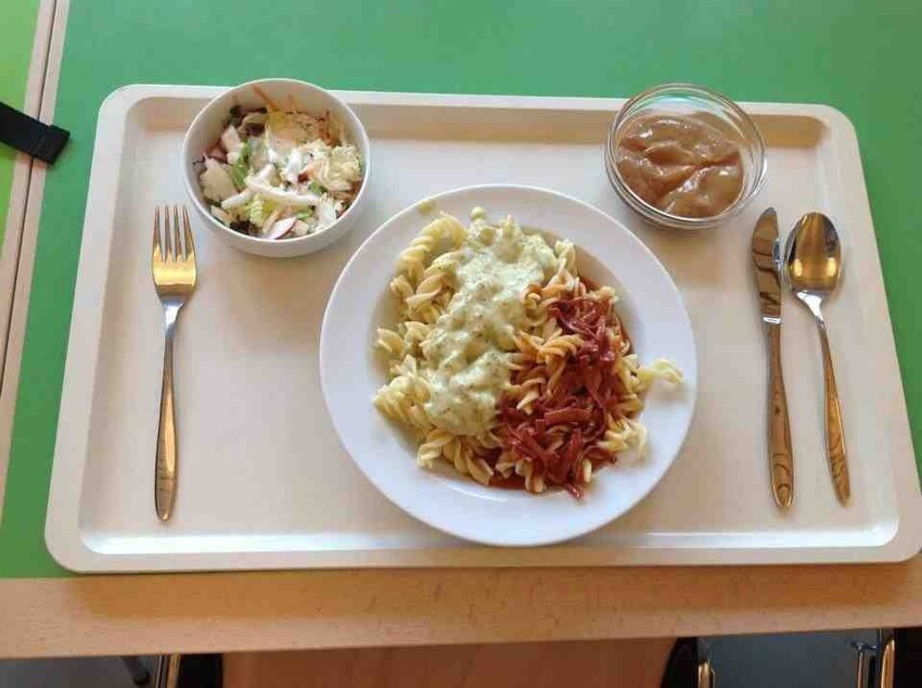 Ученики из разных стран показали, что они едят на обед в своих школах