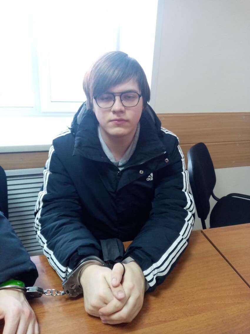 Никита Уваров в зале суда