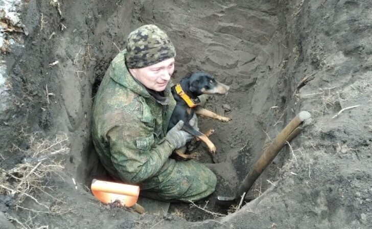 Охотник из Курской области 5 дней искал под землёй свою собаку