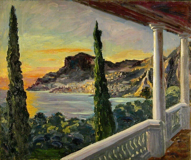 "Вид на Монте-Карло и Монако" (1930)
