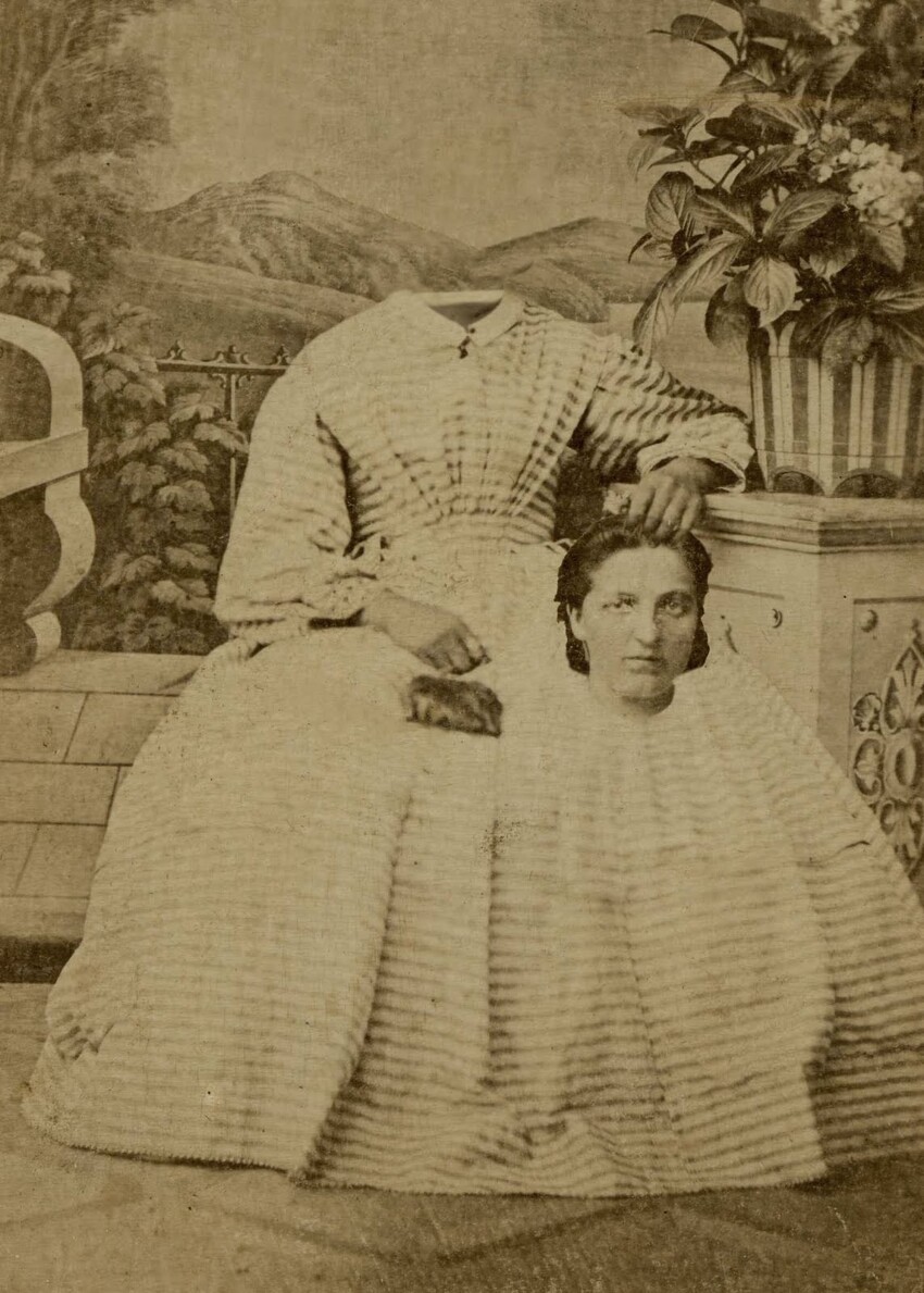 Как в Викторианскую эпоху делали снимки с безголовыми людьми