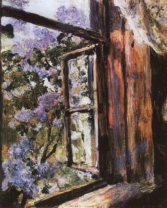 "Открытое окно. Сирень" (1886)