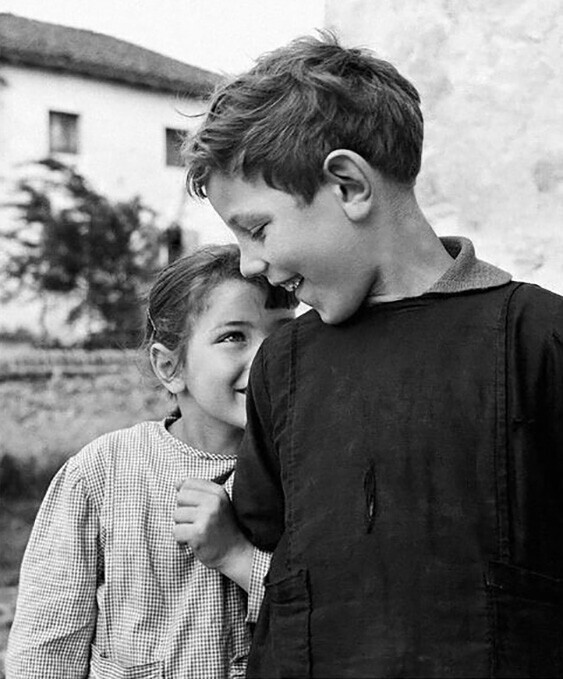 Брат и сестра, Castions di Zoppola, Италия, 1959 год Фото: Elio Ciol