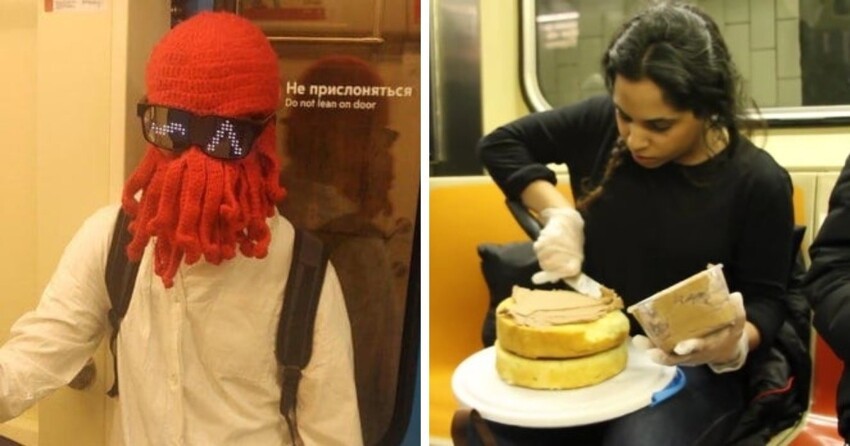 Необычные персонажи, которых можно встретить в метро