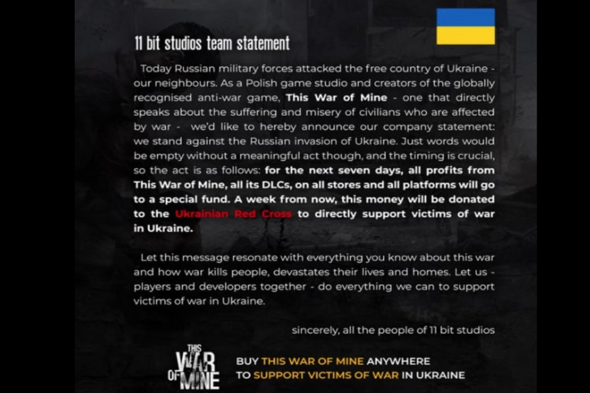 Игровые разработчики и журналисты со всего мира возмущены ситуацией на Украине
