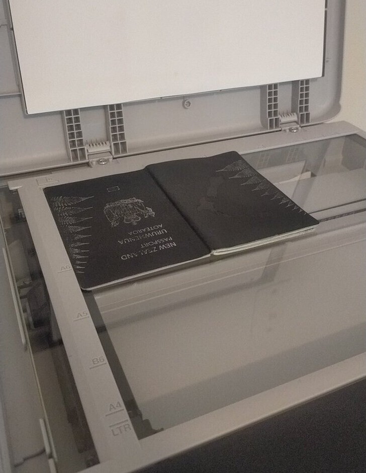 "Потерял паспорт 2 года назад и использовал вместо него PDF-скан, сделанный перед самой потерей. Вот где я нашел паспорт сегодня"